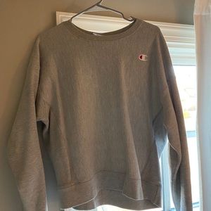 Grey champion sweatshirt